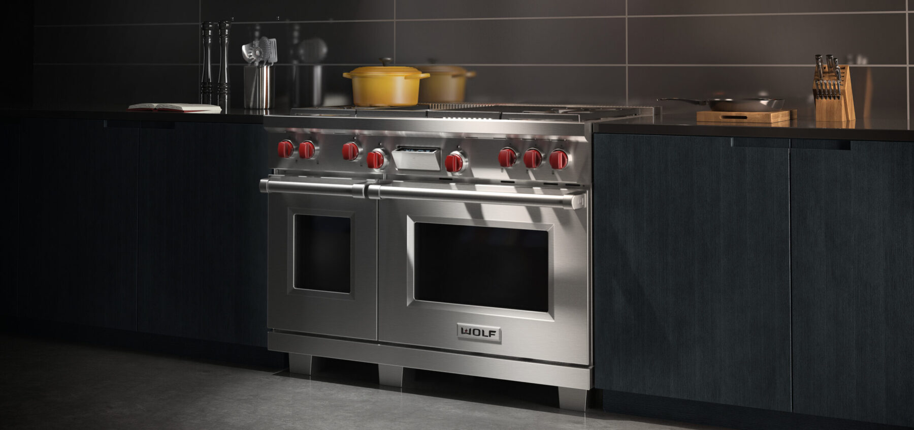 Wolf Dual Fuel Range HiSpec Design