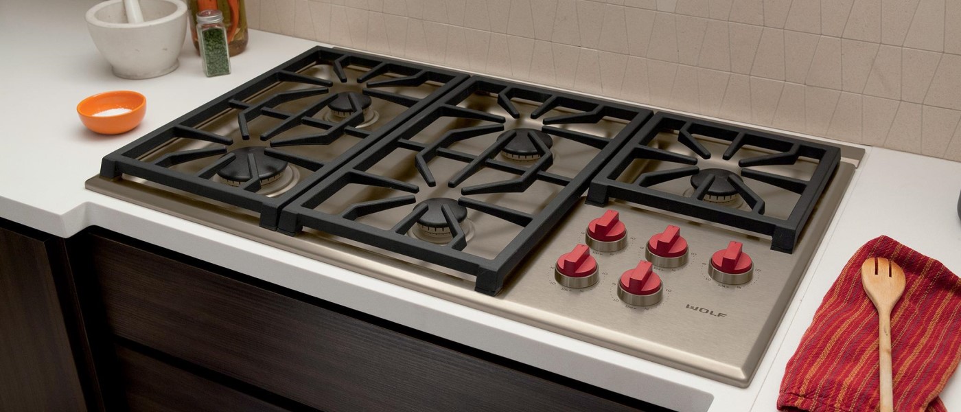 wolf gas cooktops