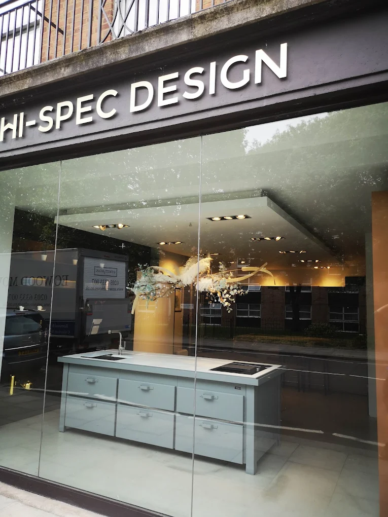 Luxury German kitchen display at our Fulham showroom